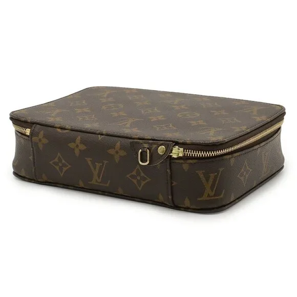 LOUIS VUITTON Brown Monogram Pouch - Picture 3 of 10